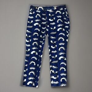 ANTHROPOLOGIE Cartonnier CHARLIE TROUSER Brushstroke PANTS - SIZE 6